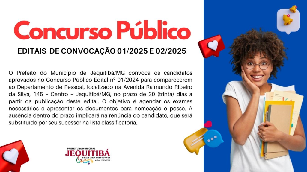 Convocação aos Candidatos Aprovados no Concurso Público 