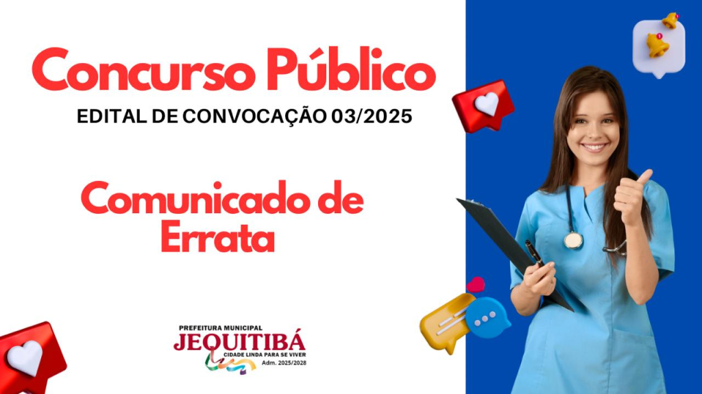 Comunicado de Errata